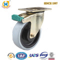 China high quality medium duty Rubber Terrace Style Brake caster